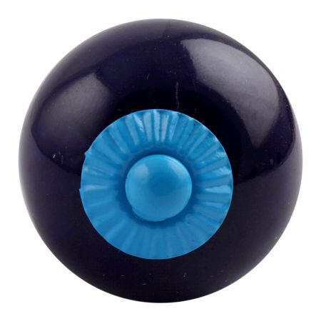 Navy Blue Round Turquoise Fitting Ceramic Knob
